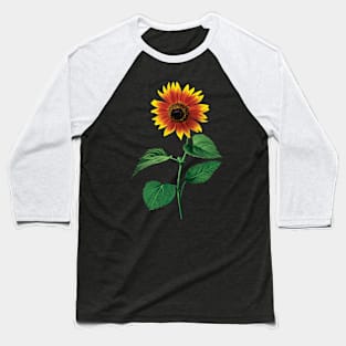 Sunflowers - The Dancing Sunflower Baseball T-Shirt